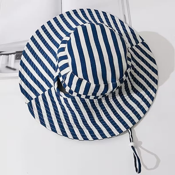Sombrero de Pescador Reversible con Estampado de Frutas y Lunares a Rayas for Mujer - Sombrero de Cubo con sombrilla de Doble Cara for Primavera, Verano, Viajes en la Playa al Aire Libre