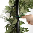 thumbnail image 4 of Arco de flores para boda, guirnalda de flores artificiales rústicas para dintel, hojas verdes, rosas, peonías, girasoles, corona para puerta, decoración del hogar, 4 of 6
