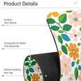 thumbnail image 4 of Yayeee Faucet Mat for Kitchen Sink 14.7" Diatomite Long Splash Guard Pad, Retro Orange Floral, 4 of 7