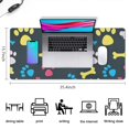 thumbnail image 5 of Long Mouse Pads for Desk,Cool Pet Background Dog Paw Desk Mats on Top Of Desks, Desk Mouse Pad Extra Large with 3mm Non-Slip Base and Stitched Edge for Gaming,Office,Work,Home 35.4"x15.7", 5 of 6