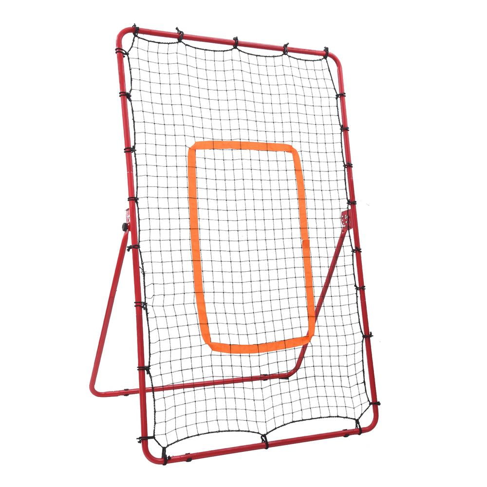 ZIHUI Volleyball Rebound Net Portable Stable Volleyball Rebounder Net with Steel Frame Multifunctional Angle Adjustable Training Supplies Volleyball Rebounder for Backyard Beach imaginative