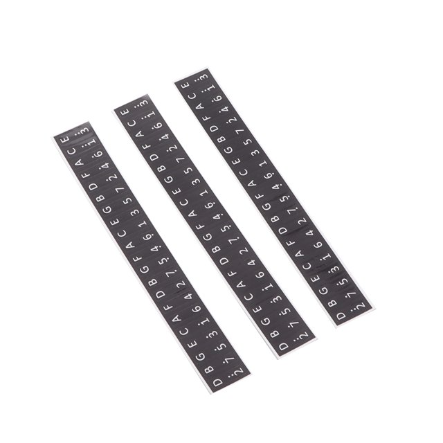 3Pcs Kalimba Stickers, 17-Key Kalimba Thumb Piano Staff Labels Butto Note Decoration for Beginner Learner