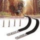 thumbnail image 5 of Gancho de almacenamiento Archery Bow J colgadores de montaje en pared pulidos duraderos acolchados suaves para caza ANGGREK Otros, 5 of 8