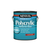 Minwax Polycrylic Protective Finish, Gloss, Clear, 1 Gallon
