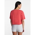 thumbnail image 3 of No Boundaries Boxy Cropped Graphic Tee, Women's and Women's Plus XXS-4X, 3 of 5