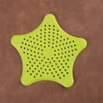 thumbnail image 2 of fastboy Drain Cover Durable Kitchen Sink Filter Anti-Clogging Sink Strainer Filter Silica Gel Stopper Plug Sink Filter Shower green 1Set, 2 of 6
