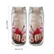 thumbnail image 3 of Calcetines divertidos con estampado de chanclas NikouMX 4 pares, 3 of 7