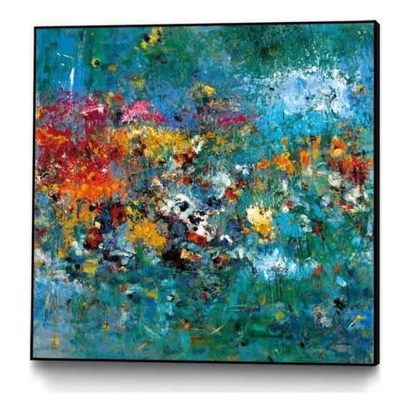 Giant Art Canvas  30x30 Carpe Diem 1 Framed in Pink