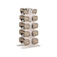 thumbnail image 1 of Set de mancuernas Tone Fitness de 45 kg de neopreno con soporte, 1 of 8
