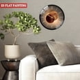 thumbnail image 5 of 12 Inch Modern Luxury Flat Light And Shadow Pattern  Glass Wall Clock Living Room Bedroom Kitchen Home Decoration Wall Clock  (Battery Not Included), 30cm, 5 of 8