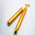 thumbnail image 3 of Masajeador facial, 24 K de oro anti - arrugas, masaje anti - envejecimiento para aliviar la piel facial, muy adecuado para la belleza facial y del cuello,, 3 of 5