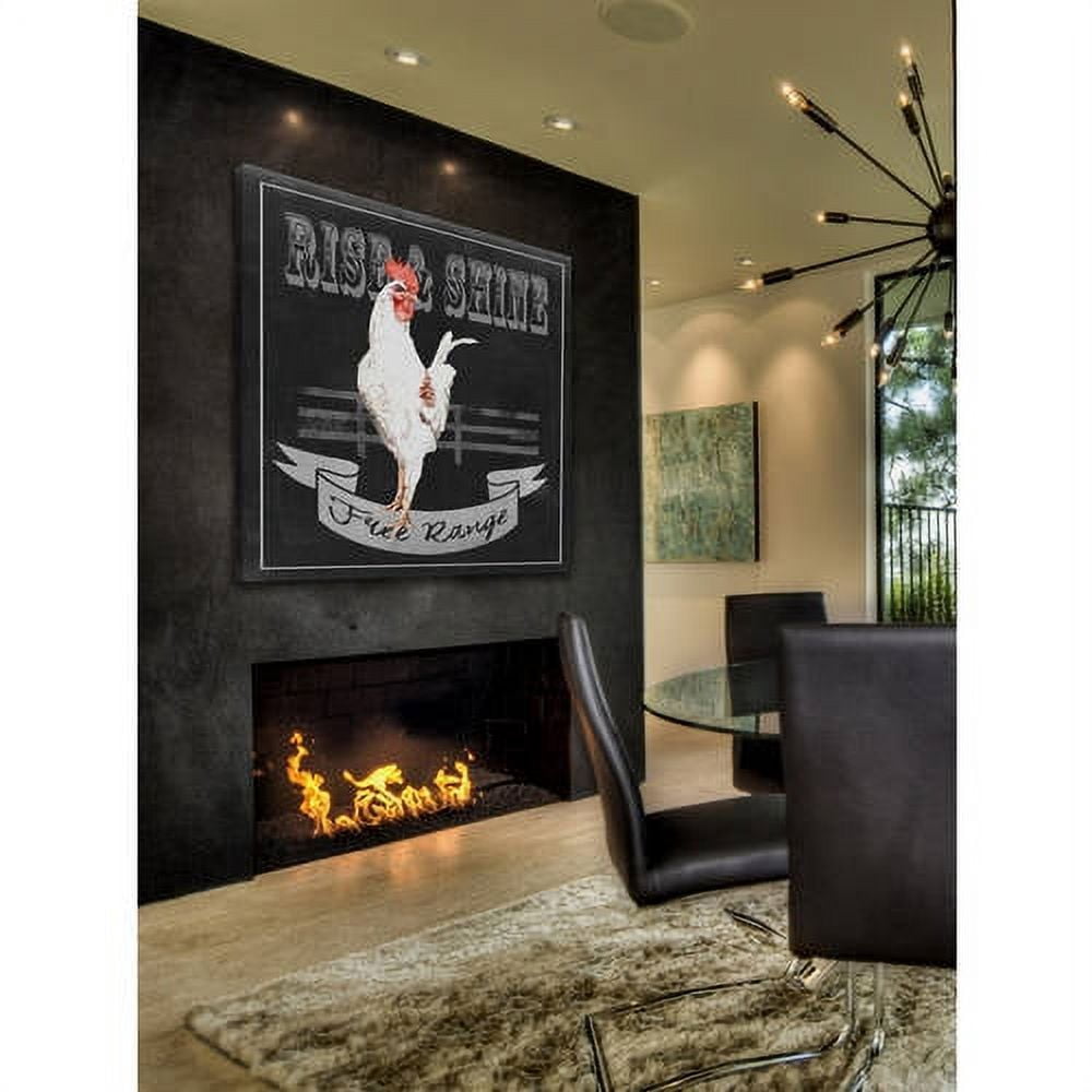 Marmont Hill "Chalkboard Rise & Shine" Painting Print on Wrapped Canvas