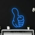 thumbnail image 2 of Handmadetneonsign A Thumbs Up Neon Sign, A Thumbs Up Neon Led Art Decor, Thumb Up Hand Wall Decor, 2 of 5