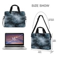 thumbnail image 3 of FORMRS 16" Laptop Bag Carrying Sleeve Case with Handle Travel Shoulder Briefcase, Watercolor Sky Pattern, 3 of 8