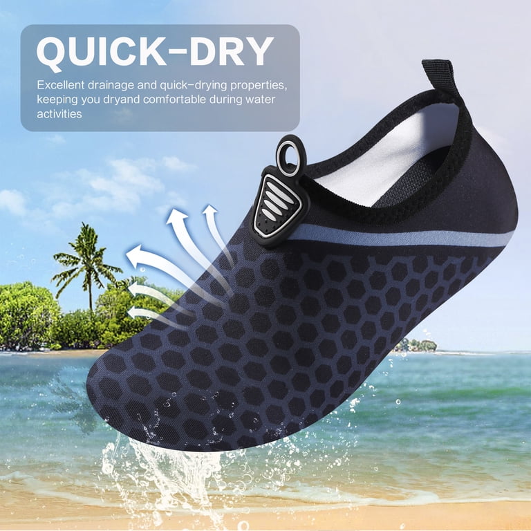 Men's Quick Dry Water Shoes Barefoot Aqua Sports Sneakers For Beach Swim Hiking