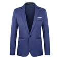 thumbnail image 2 of Traje de negocios formal de estilo coreano para hombre, traje pequeño, chaqueta delgada, traje pequeño informal, 2 of 5