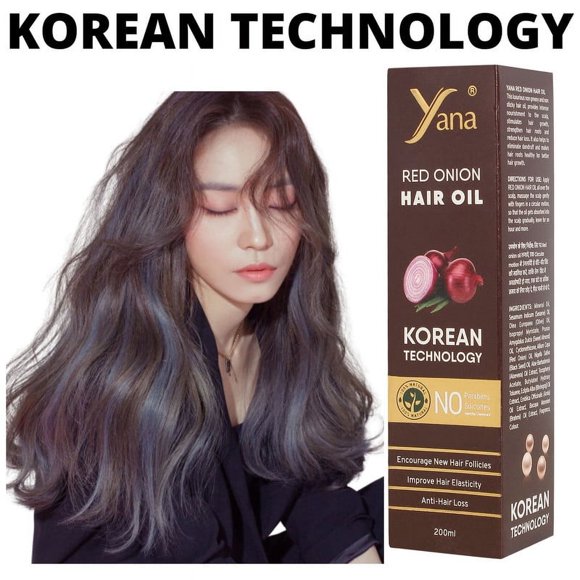 Yana Onion Hair Oil with Black Seed | hair oil | hair oil for black hair | for dry hair | for curly hair | for hair growth | for frizzzy hair | wild growth hair oil