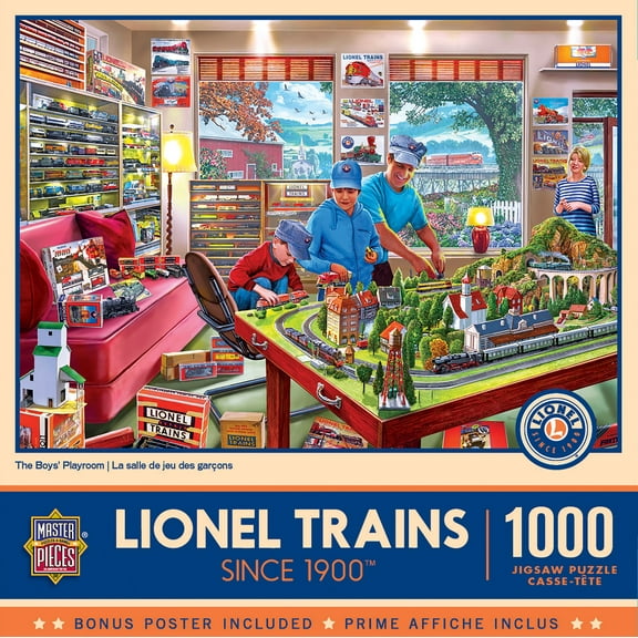 MasterPieces 1000 Piece Jigsaw Puzzle - The Boy's Playroom - 19.25"x26.75"