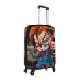 thumbnail image 3 of Double-sided Printed Luggage Cover Child's Play Chucky Travel Suitcase Protector Baggage Covers Large, 3 of 8