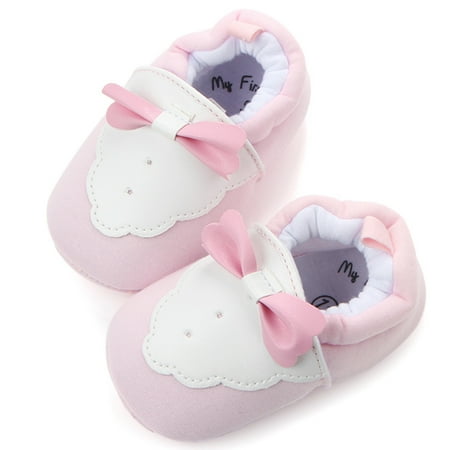 

YOHOME Baby Girl Boys Shoes Comfortable Butterfly-knot Fashion First Walkers