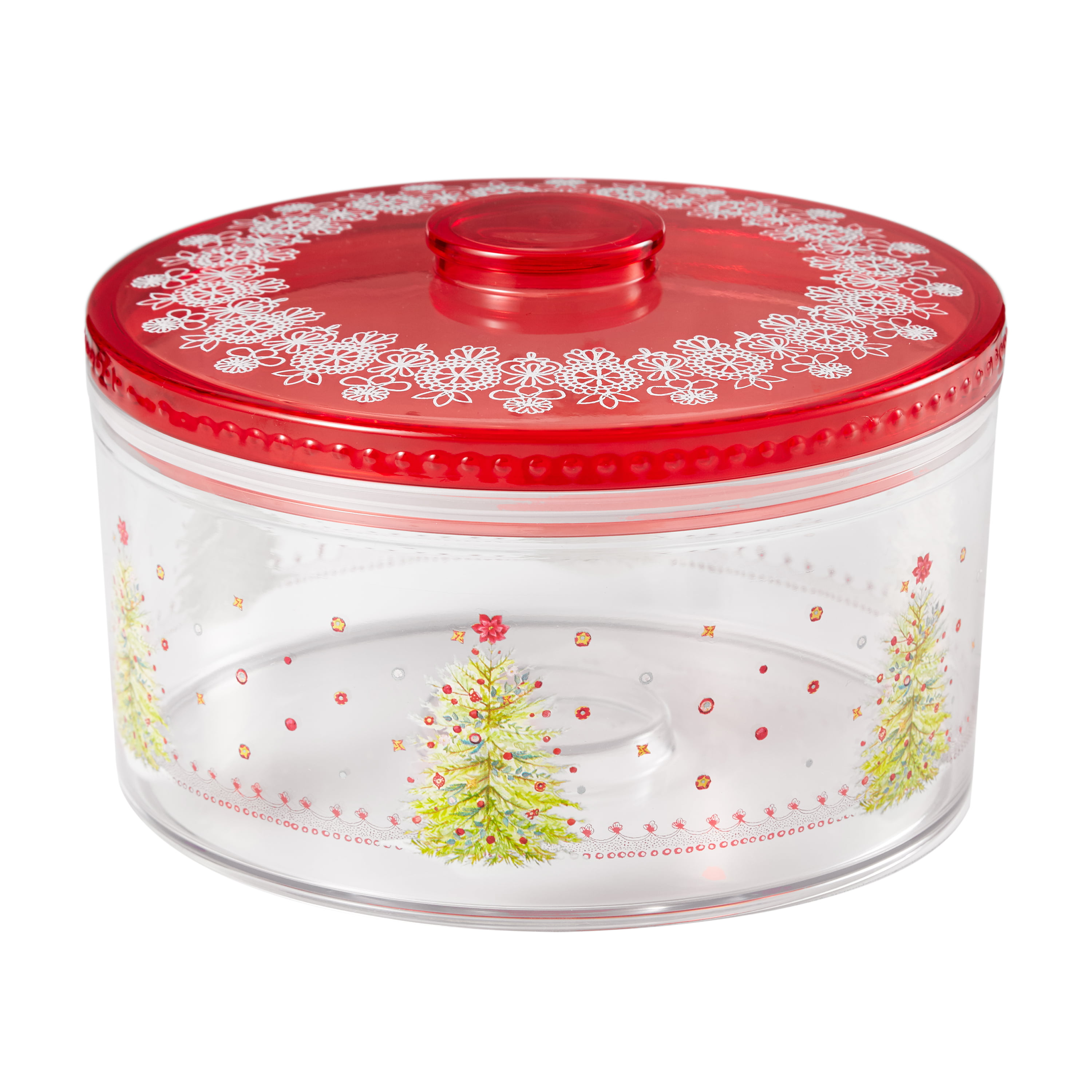 The Pioneer Woman Holiday Cheer Cookie Container - Walmart.com - Walmart.com
