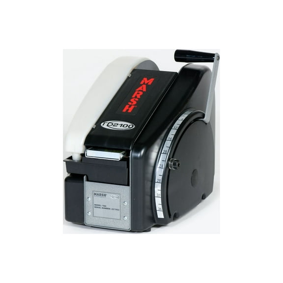 MARSH Manual w/ Heater Paper Tape Dispenser Portable [Accepted Tape Width: 1" to 3"]