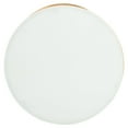 thumbnail image 3 of SAFAVIEH Cagney Glass Top Round Accent Table Gold / White, 3 of 6