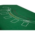 thumbnail image 3 of GSE Games & Sports Expert 2-Sided 36"x72" Casino Texas Holdem & Blackjack Tabletop Felt Layout Mat, Double Sided Casino Game Cover for Home Poker Game Night, 3 of 7