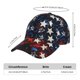 thumbnail image 2 of Fotbe Red Blue White Stars Gorro Clásico de Béisbol, Gorra Ajustable con Broche Snapback, Gorro de Exterior de Algodón Suave, 2 of 6