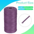 thumbnail image 2 of Uxcell Nylon String Cord 1.5mm x 218 Yards Rope Braided Thread Beading Cord for Jewelry Making Supplies Dark Purple, 2 of 7