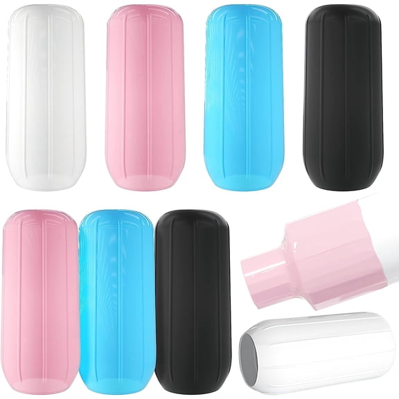 8 Pack Leak Proof Sleeves for Travel Container for toiletries Reusable Elastic Silione LeakLocks for leak proofing travel for Toiletry Bottles