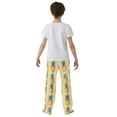 thumbnail image 4 of FORMRS Boys Pajama Pants with Pockets Size 6-8Y Kids Lounge Sleep Bottoms, Pineapple Love, 4 of 8