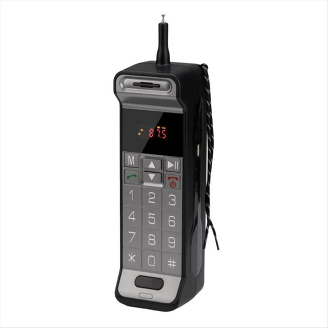 Haut-parleur Bluetooth Design Cellulaire Haut-Parleur Sans Fil Extérieur Haut-Parleur Bluetooth A,1 * Rétro Haut-Parleur Cellulaire, Noir & Gris