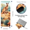 thumbnail image 4 of Kangaroo Gym Towels with Storage Bag, 72.8"x26.8", Suitable for Yoga, Pilates, Fitness, etc. - Yoga Mat Towel, Yoga Towels, 4 of 6