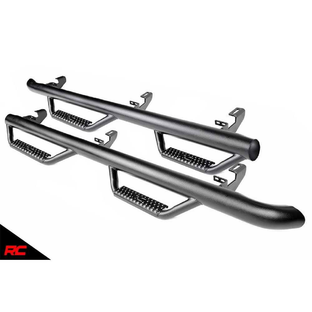 Rough Country Nerf Bar Hoop Steps compatible w/ 20182020 Jeep Wrangler