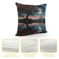 thumbnail image 4 of ARISTURING  Throw Pillow Covers Square Pillowcases Covers Red Tree Lake Moon Soft Pillowcases Modern Farmhouse Home Decor Sofa Cushions Covers for Couch Bed Living Room, 4 of 5