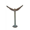 thumbnail image 5 of Nifao Life Size Pelican on a Three Bronze Statue – Garden Outdoor Decor Sculpture, 55"L x 46"W x 60"H, 5 of 9