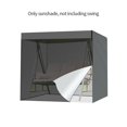 thumbnail image 4 of Matsuzay Cubierta de asiento de columpio de jardín, cómoda y resistente a desgarros, color negro, para muebles de cubierta de columpio de Jardín y Patio, 4 of 6