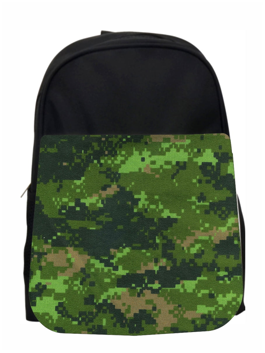 army print backpack
