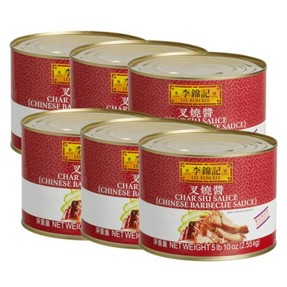 Lee Kum Kee Char Siu Sauce Bulk – Authentic Chinese BBQ Sweet Honey & Savory Malt Glaze, 5 lb. Foodservice Jars – Wholesale 6/Case Commercial Kitchen Master Pack