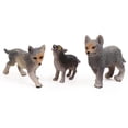 thumbnail image 4 of Set de figuras de juguete RESTCLOUD Wolf Cub Baby Wolves Animals x8, 4 of 7