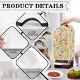 thumbnail image 4 of HELLHERO Elastic Kitchen Blender Dust Covers with Easter Eggs Tulips & Handle 15.94"H x 9.45"L x 7.28"W, 4 of 6