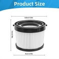 thumbnail image 2 of DCV5011H Replacement HEPA Filter for DEWALT with Foam Sleeve Filters, 2 of 5