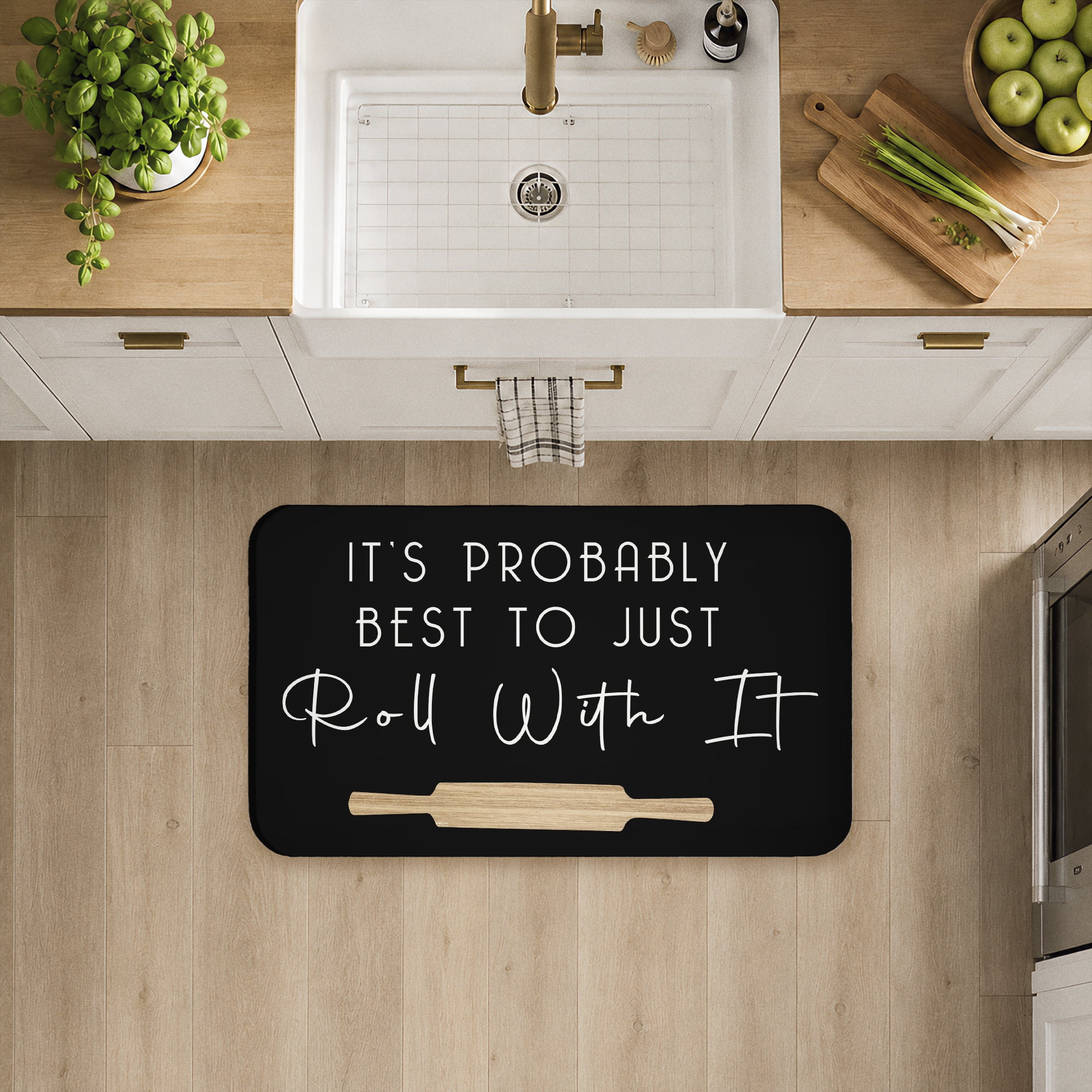 Stupell Industries Best To Roll With It Printed Anti-Fatigue Floor Mat, design by SunDance Group LLC