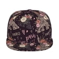 thumbnail image 2 of Haiem Romantic Paris Classic Snapback Cap Flat Bill Hat Baseball Cap Adjustable Size Cotton Dad Hat, 2 of 9