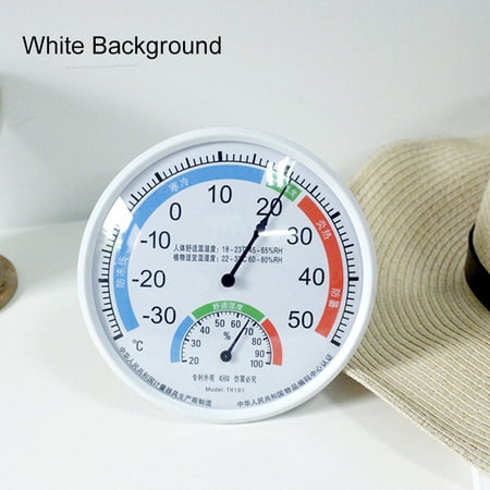 

Household Round Screen Thermometer Thermo-hygromete with 3D Pointer Indoor Outdoor New