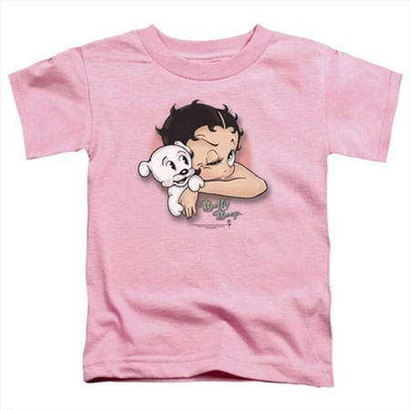 

Boop-Wink Wink - Short Sleeve Toddler Tee- Pink - Small 2T