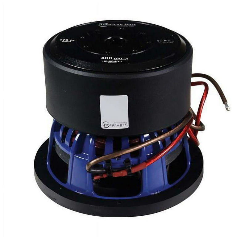 American Bass HD8D4V2 8 in. 800W Max Dual 4 Ohm HD Woofer