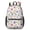Pioneer Flower Floral-1, variant on Police and Baton Blue Pattern Backpack for School, Cute School Bag with Adjustable Shoulder Straps and Padded Back, 15.3"x11"x7.1"