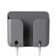 thumbnail image 4 of Estante de carga de teléfono de pared adhesivo con caja de almacenamiento de control remoto de gancho gris Ndcxsfigh Libre de BPA, 4 of 7